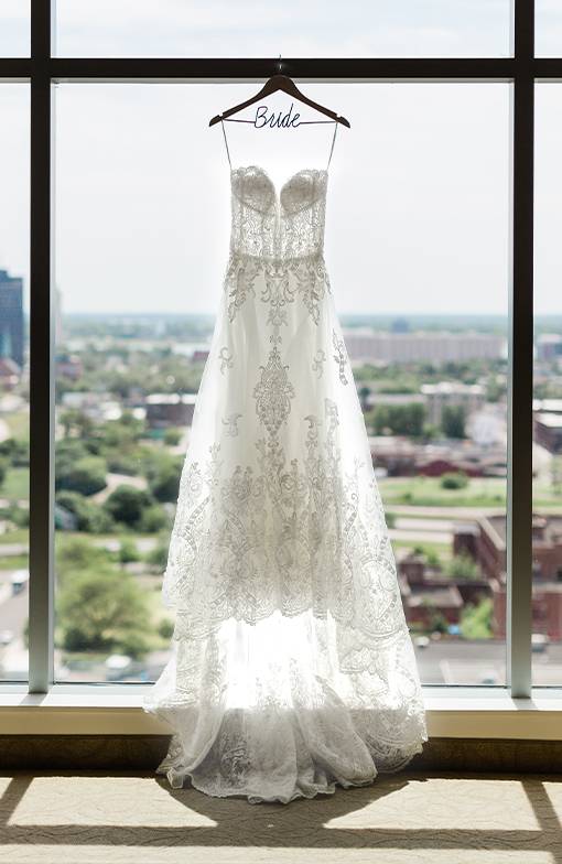 Ivory Ball Gown Floral Lace Wedding Gown Floral Lace Boho Wedding Dres –  SheerGirl